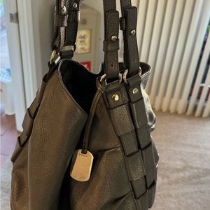 Furla gray hobo bag